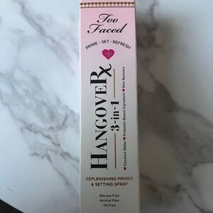 Too Faced Hangover 3-in-1 Primer & Setting Spray - Pink and White